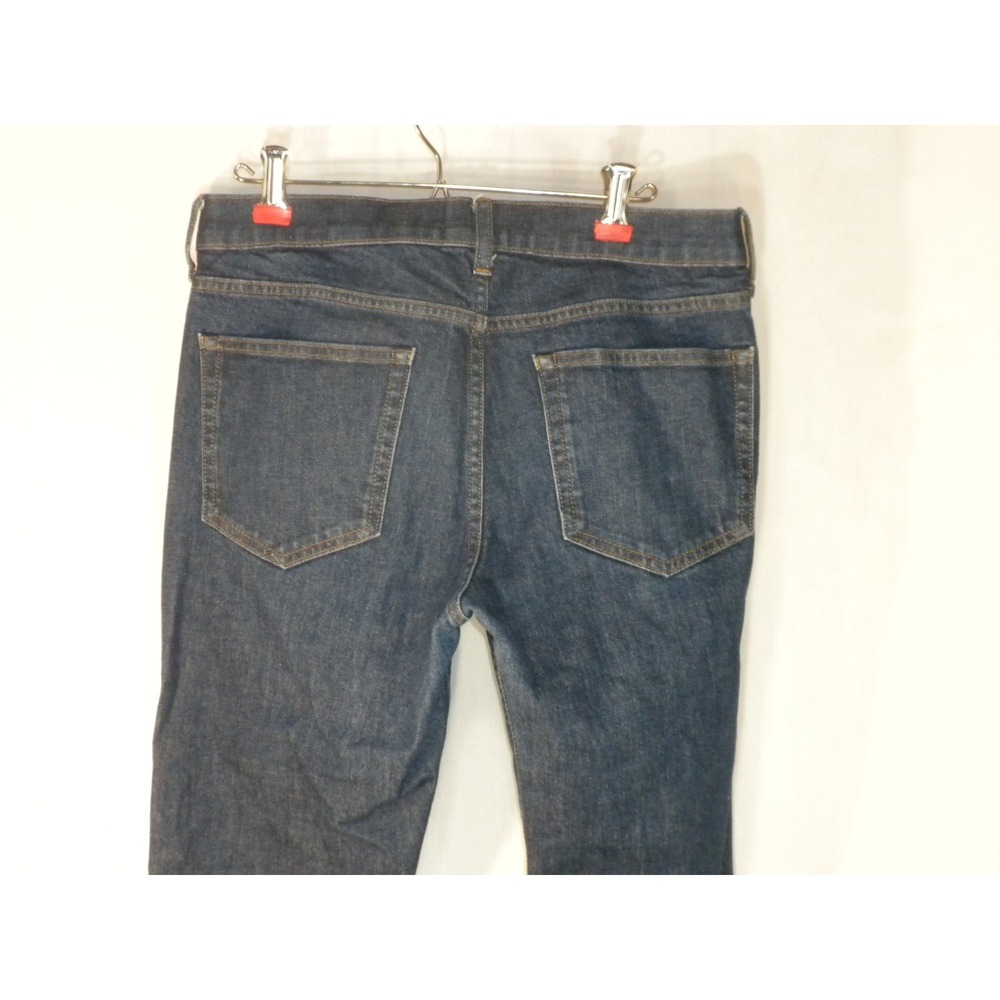Everlane Jeans Mens 31x32 Blue Denim‎ The Slim Jean Stretch Mid Rise Dark Wash - Picture 6 of 11